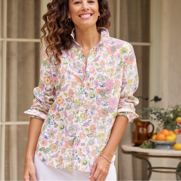 Frank & Eileen Relaxed Button-Up Linen Shirt - Picture 2 of 7